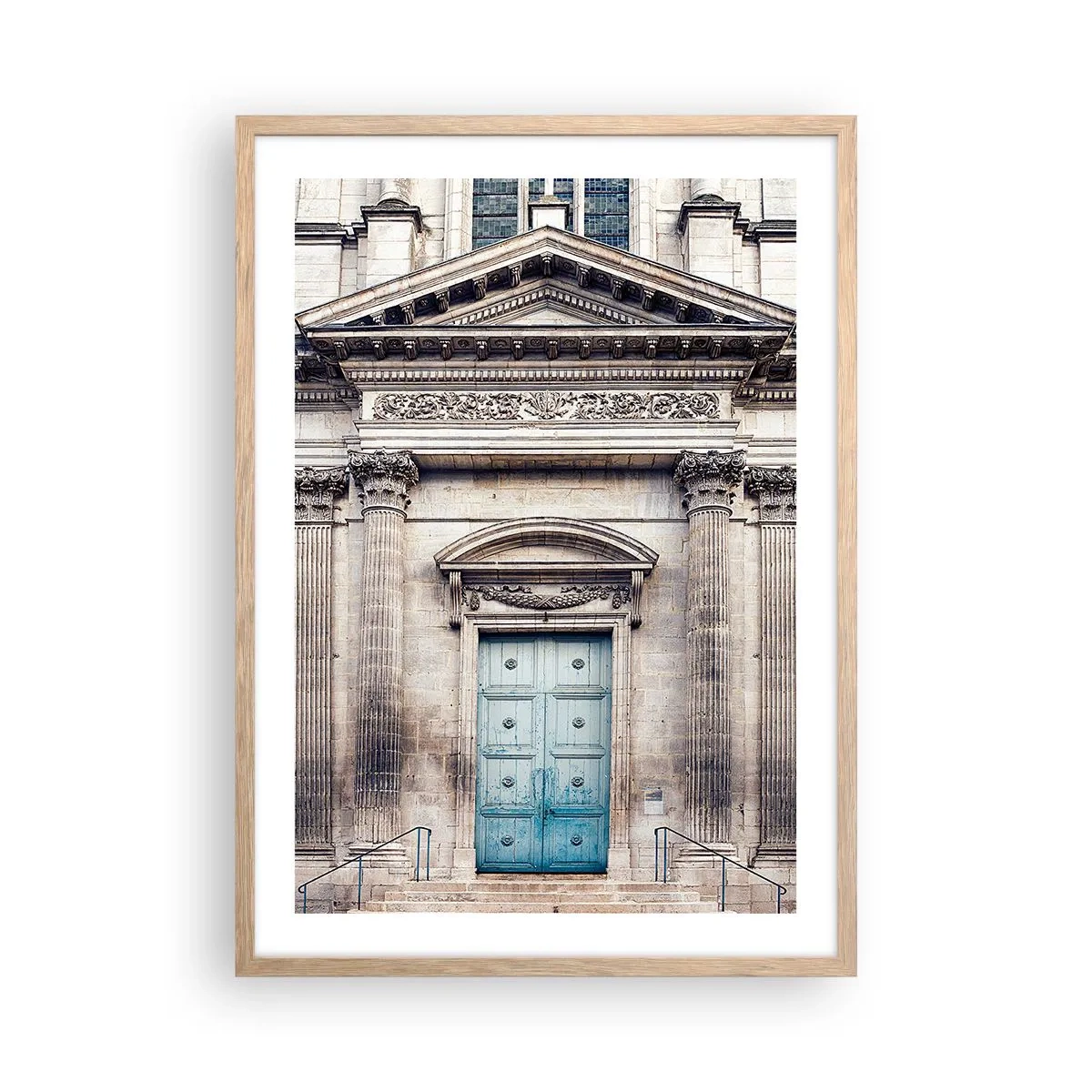 Pôster com moldura de carvalho claro - A porta de entrada para o mundo do espírito - 50x70 cm