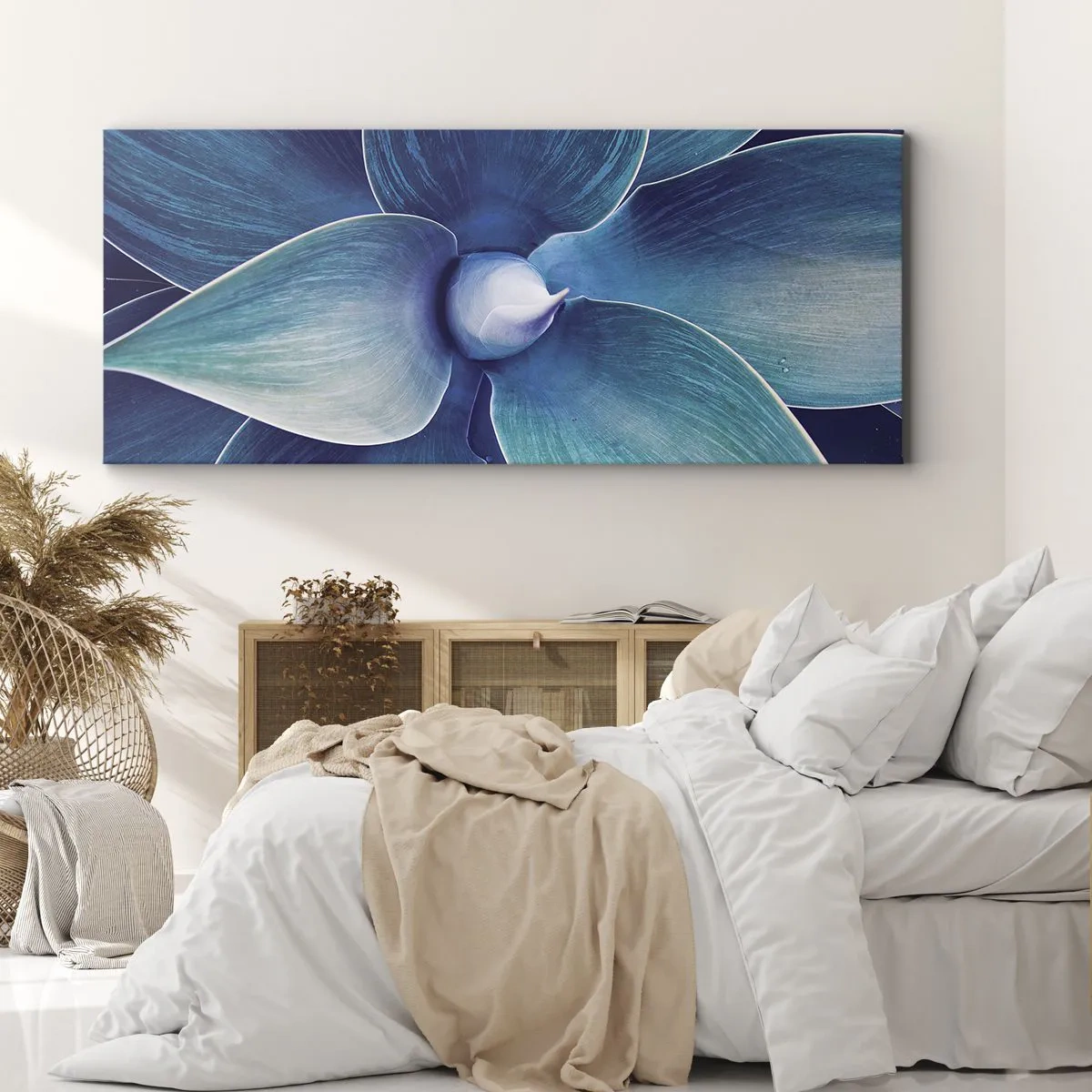 Quadro em tela - O azul do céu - 100x40 cm