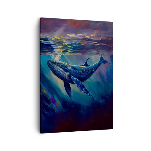 Quadro em tela - Bem vindo ao meu mundo - 50x70 cm