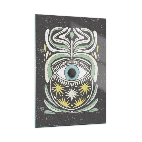 Quadro em vidro - Rituais tribais - 50x70 cm