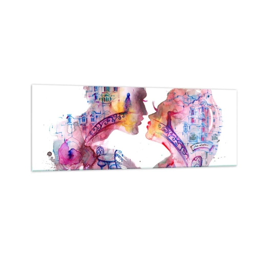 Quadro em vidro - A ponte secreta dos suspiros - 140x50 cm