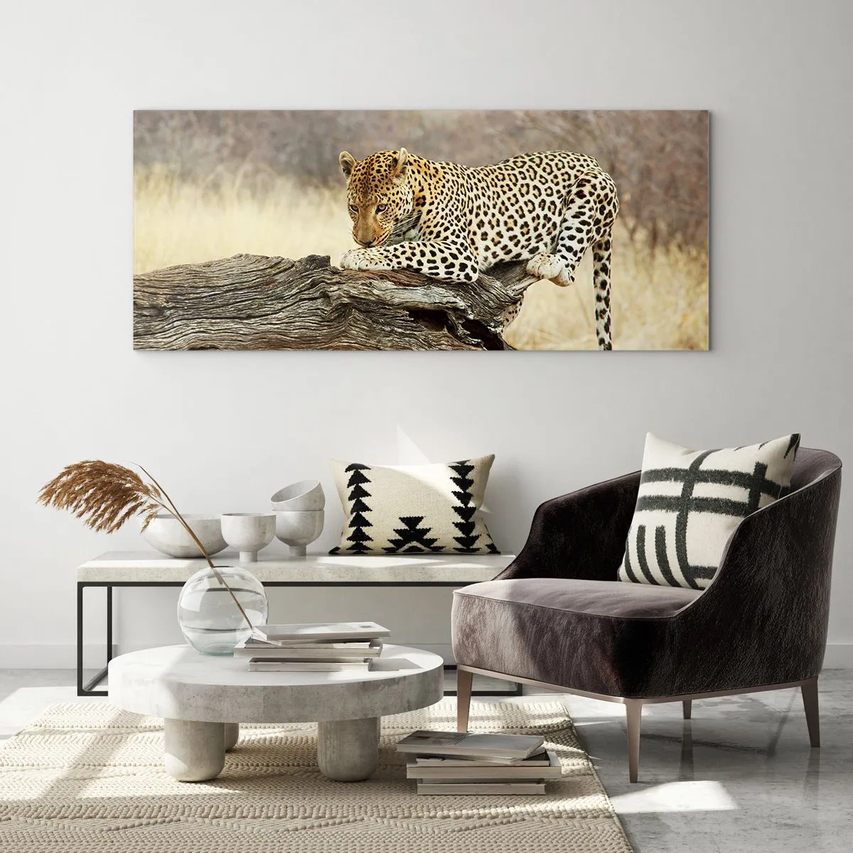 Quadro em vidro - Eu sigo o meu próprio caminho - 90x30 cm
