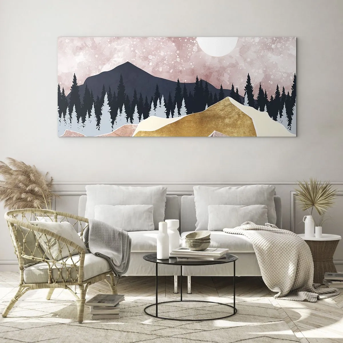 Quadro em vidro - Ronda Noturna - 120x50 cm