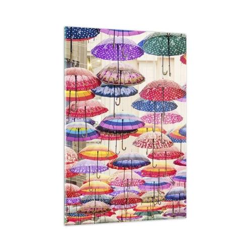 Quadro em vidro - Prado urbano - 80x120 cm