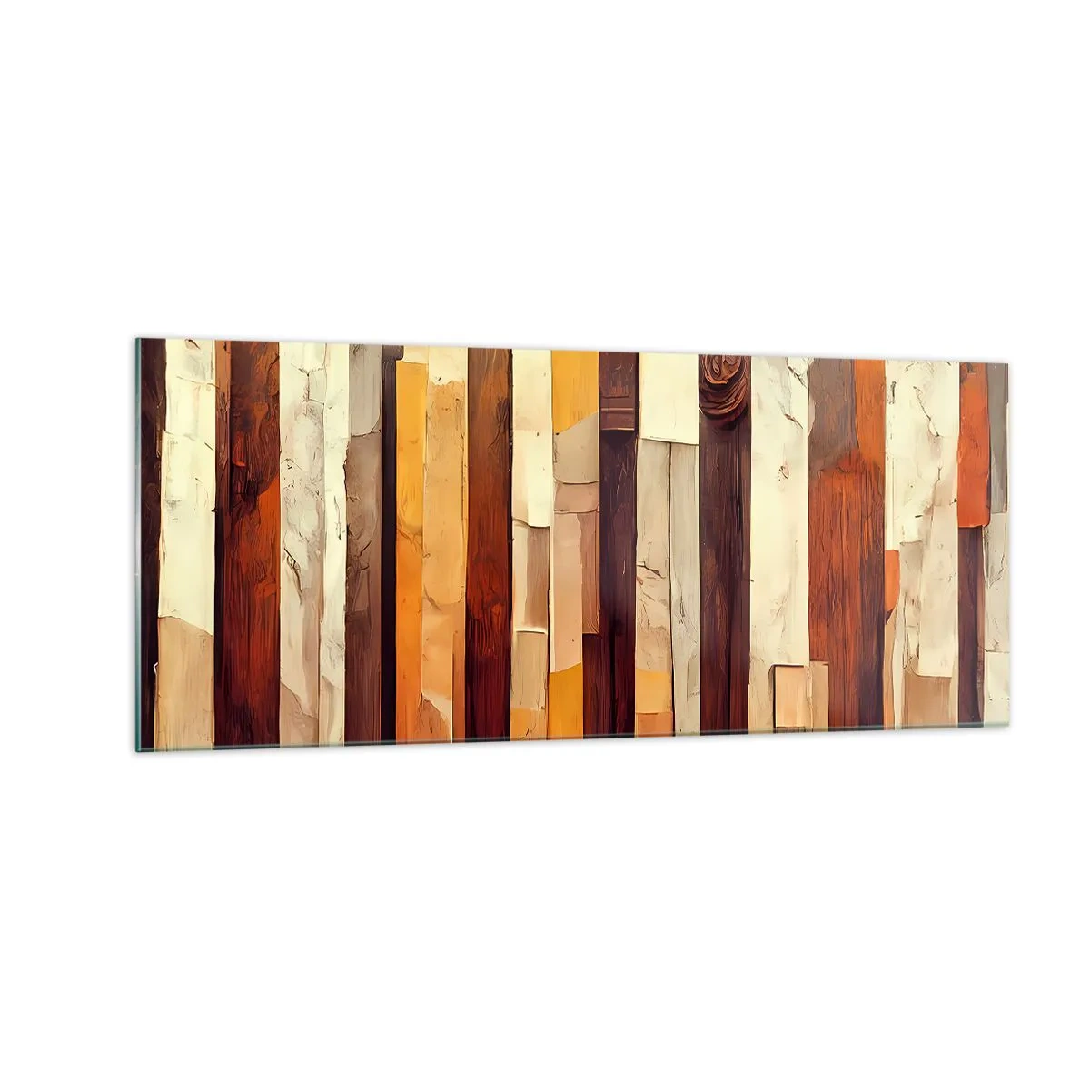 Quadro em vidro - Hino das árvores da floresta - 100x40 cm
