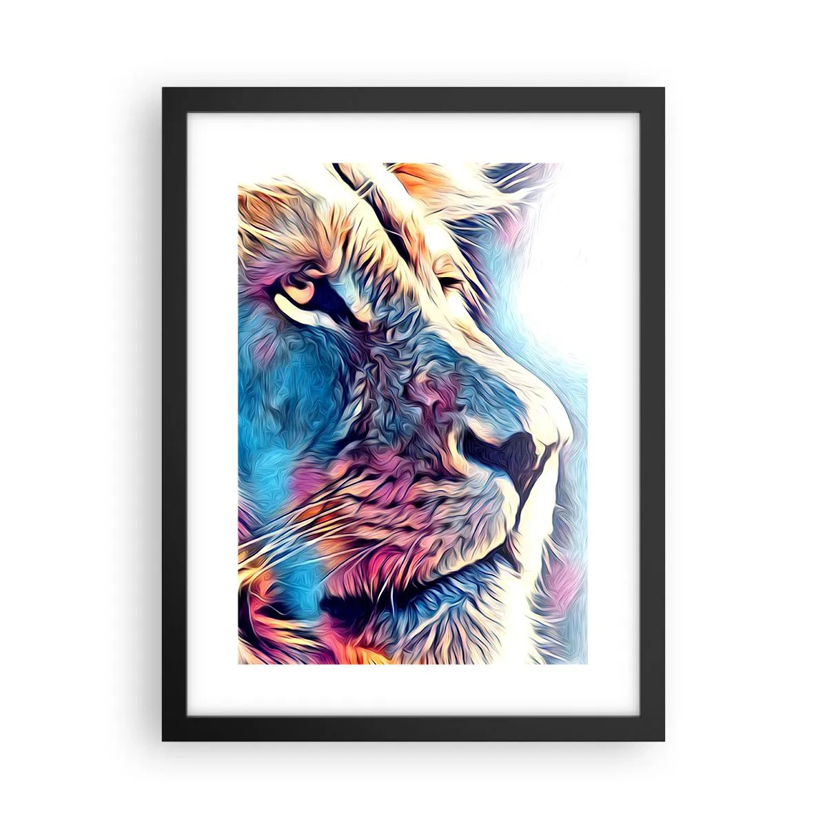 Pôster com moldura preta - A sabedoria da natureza - 30x40 cm