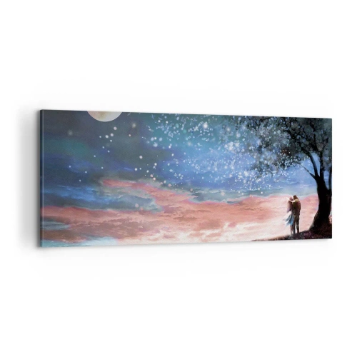 Quadro em tela - Espetáculo estrelado - 100x40 cm