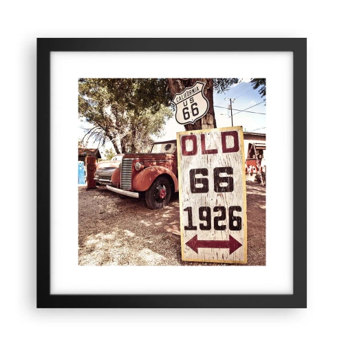 Pôster com moldura preta - A lenda de uma província americana - 30x30 cm