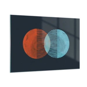 Quadro em vidro - Fantasia astronómica - 100x70 cm