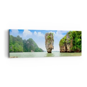 Quadro em tela - Maravilhas rochosas da natureza - 90x30 cm