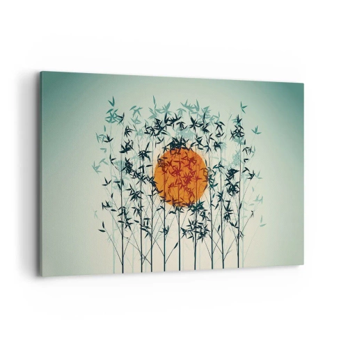 Quadro em tela - Sol japonês - 120x80 cm