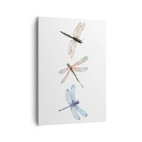 Quadro em tela - Libélulas sem peso - 50x70 cm