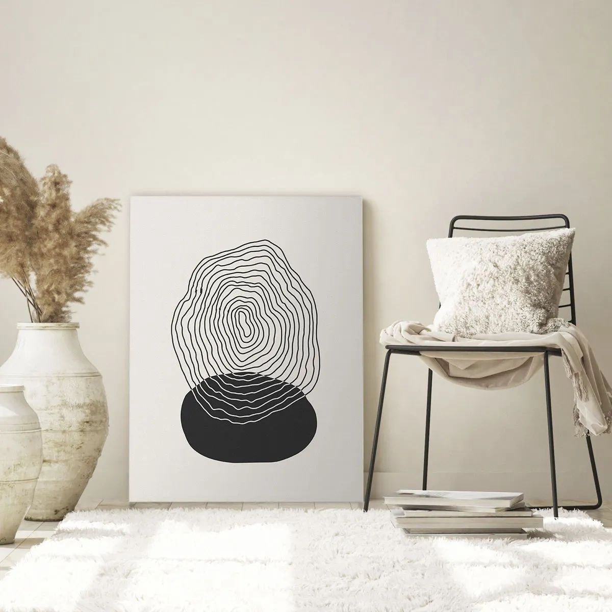 Quadro em vidro - Duração e vibração - 70x100 cm