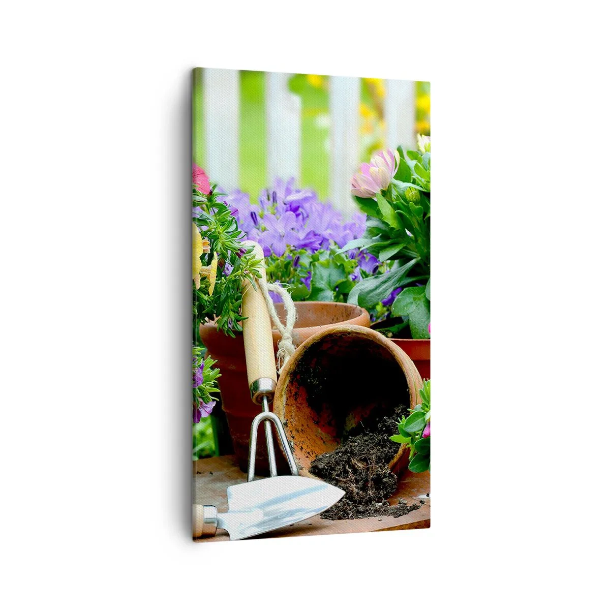 Quadro em tela - Jardim da Joana - 45x80 cm