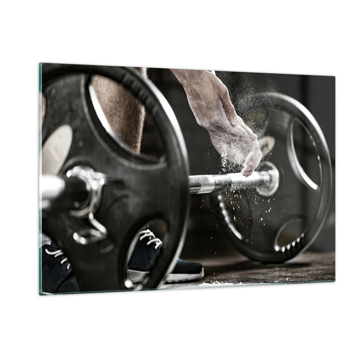 Quadro em vidro - Desafio aceite! - 120x80 cm