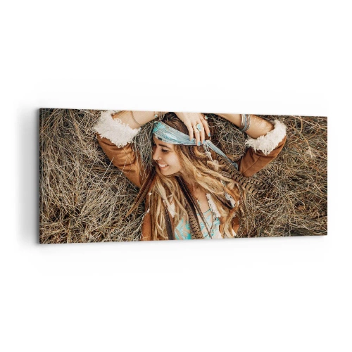 Quadro em tela - A caminho do verão do amor - 100x40 cm