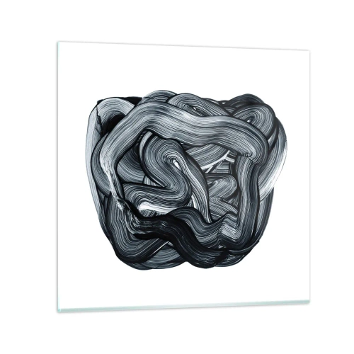 Quadro em vidro - Não é assim tão simples - 30x30 cm