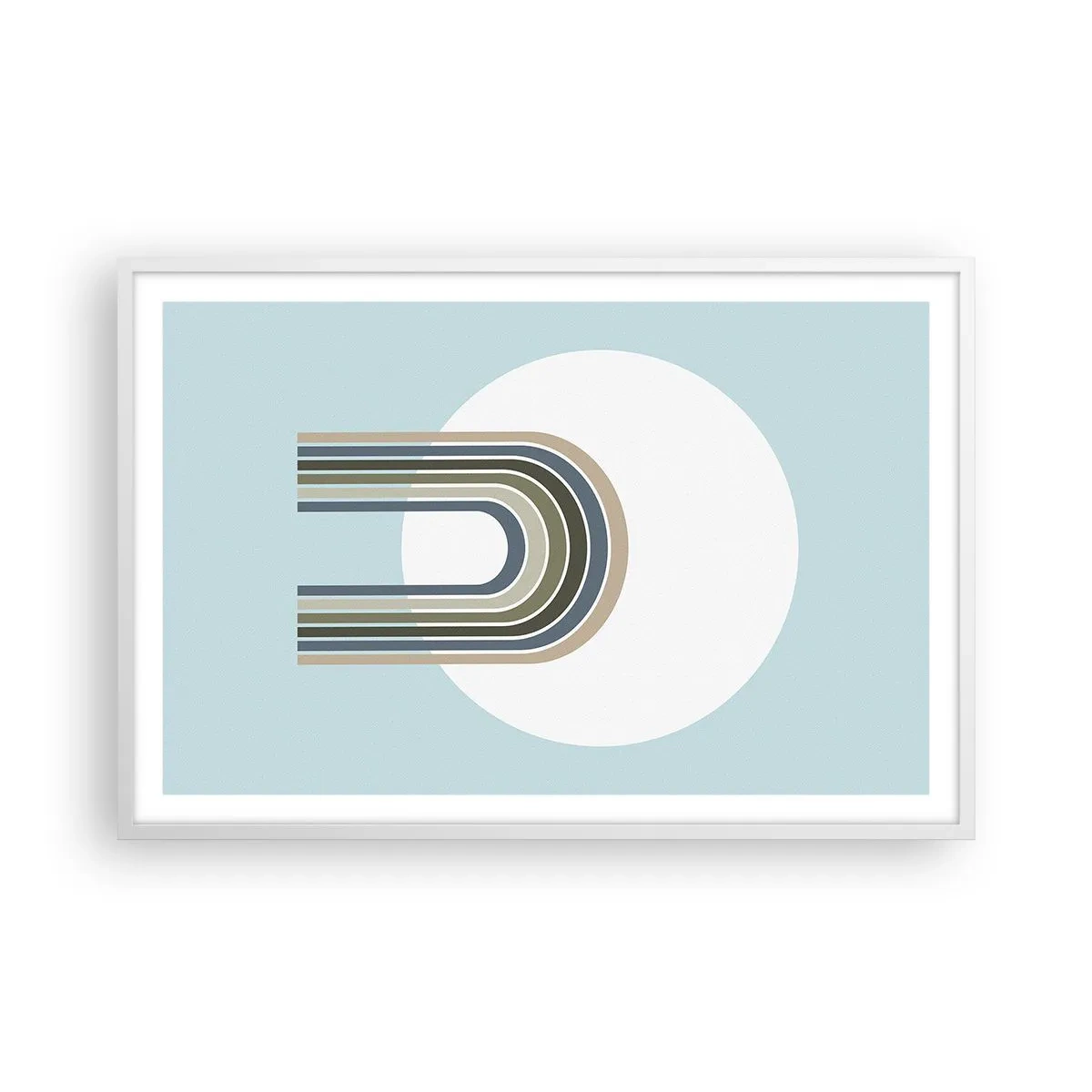 Pôster em moldura branca - Atração irresistível - 91x61 cm