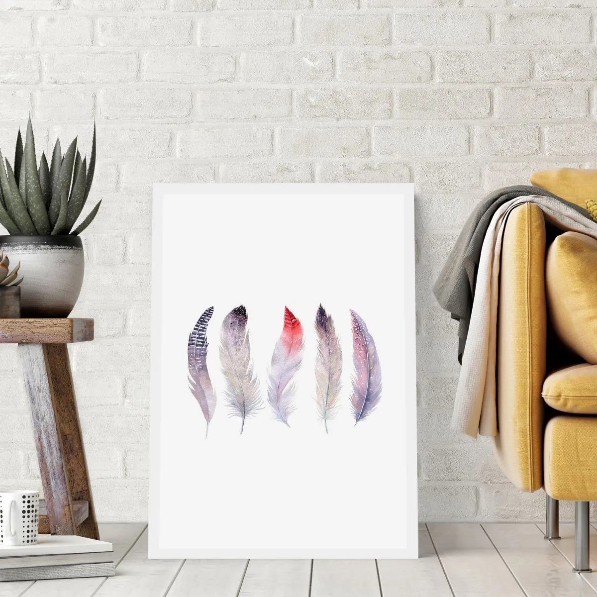 Pôster - Delicadas como uma névoa multicolorida - 50x70 cm