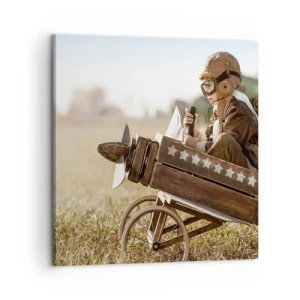 Quadro em tela - O início rumo a um sonho - 60x60 cm