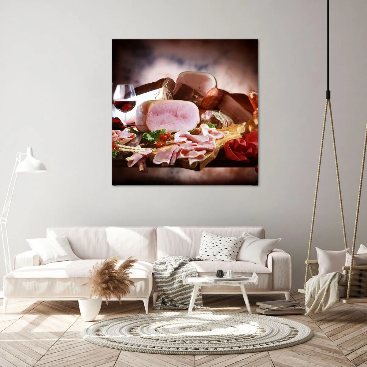 Quadro em tela - Um sonho culinário com uma jarra - 50x50 cm