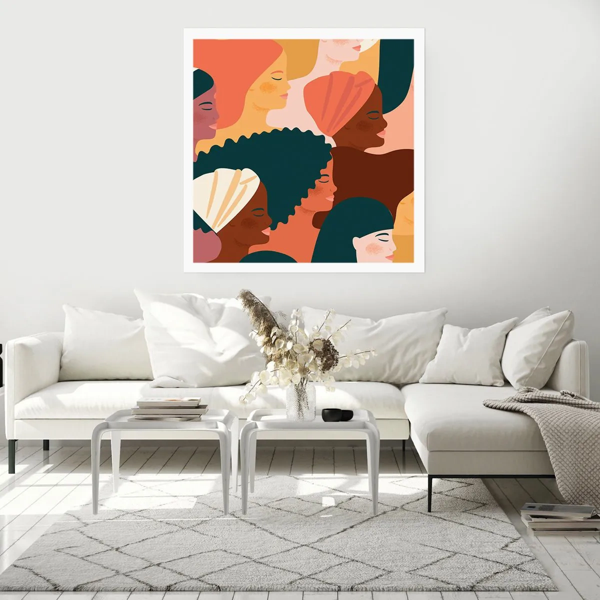 Pôster - Apenas feminilidade - 30x30 cm