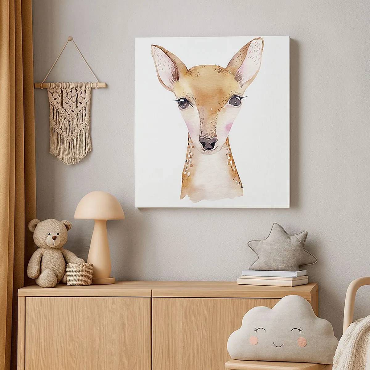 Quadro em tela - A Natureza da Inocência - 30x30 cm