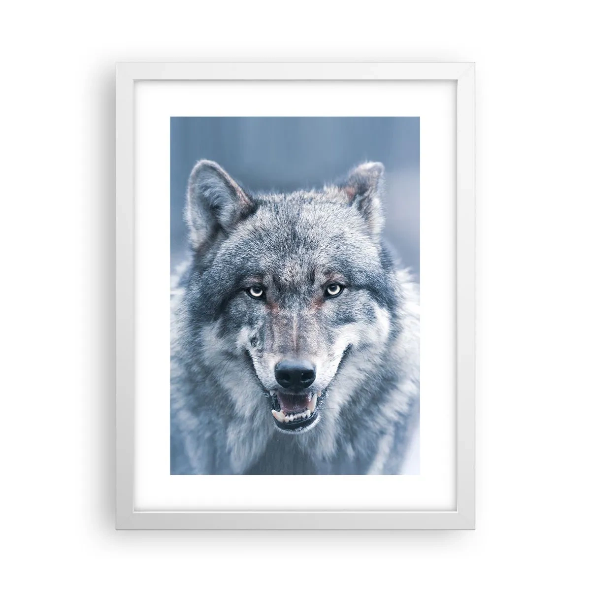 Pôster em moldura branca - Vai aceitar o desafio? - 30x40 cm