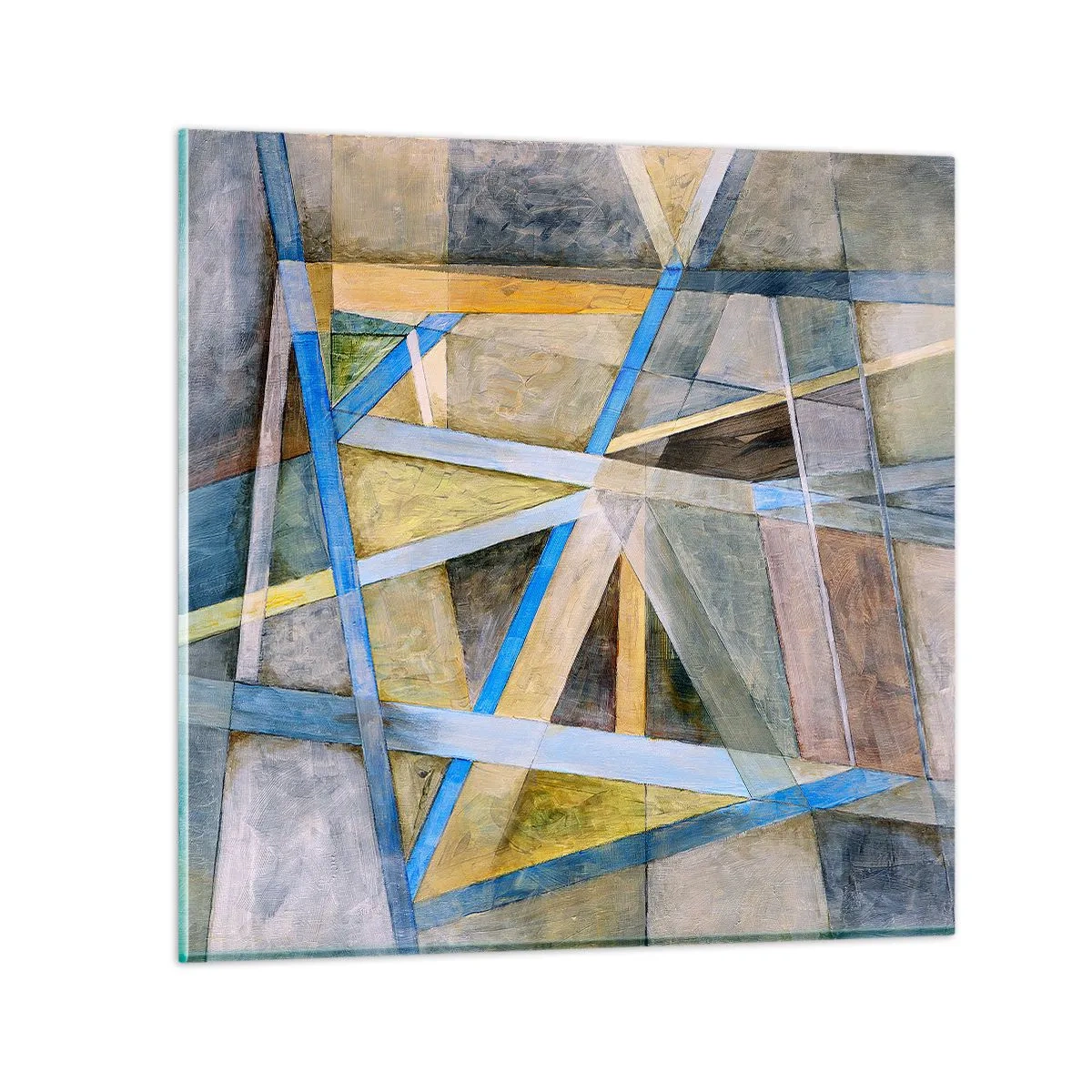 Quadro em vidro - Em linha reta ou na diagonal? - 30x30 cm