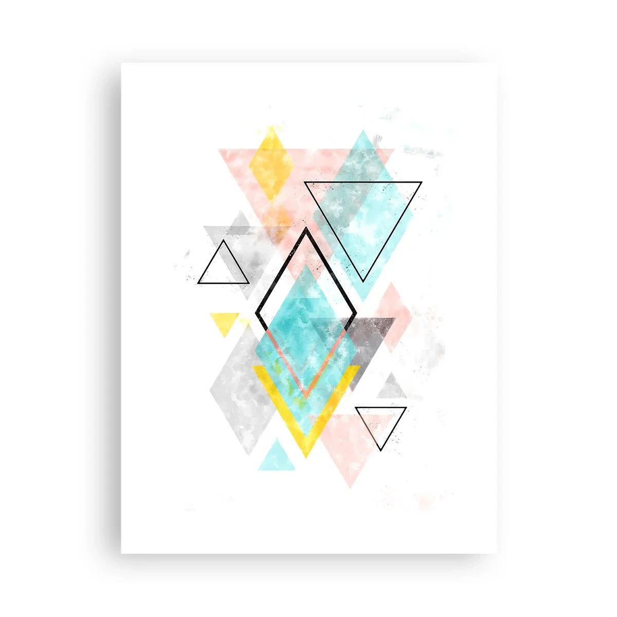 Pôster - Jogo geométrico - 30x40 cm