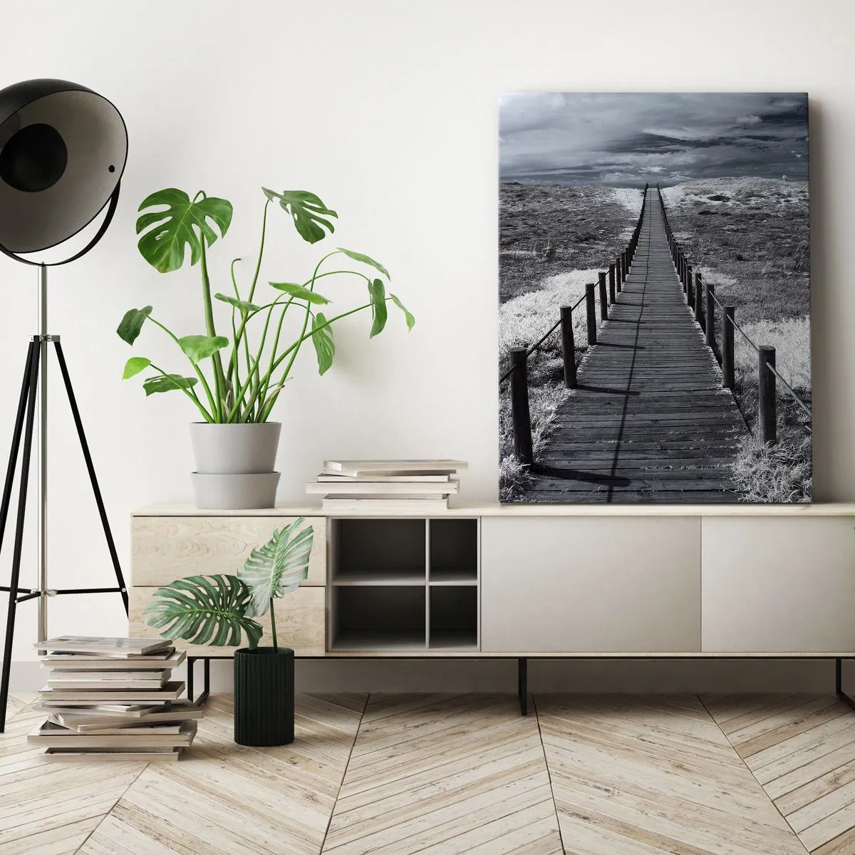 Quadro em tela - Direto para a costa - 50x70 cm