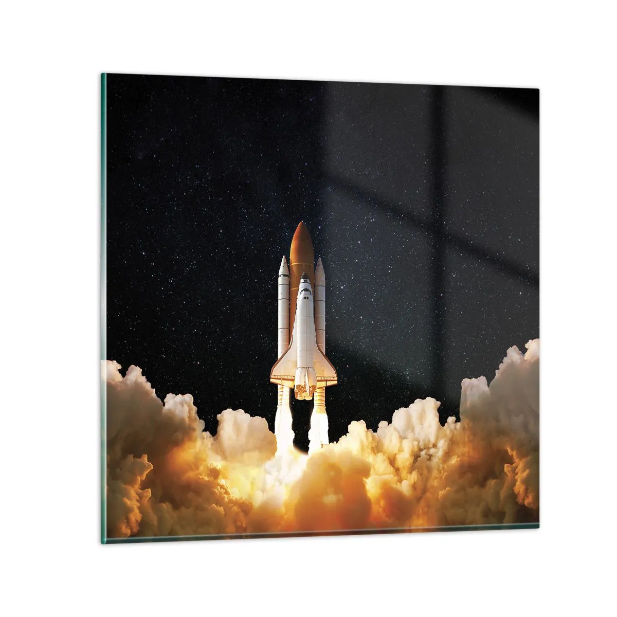 Quadro em vidro - Ad astra! - 50x50 cm