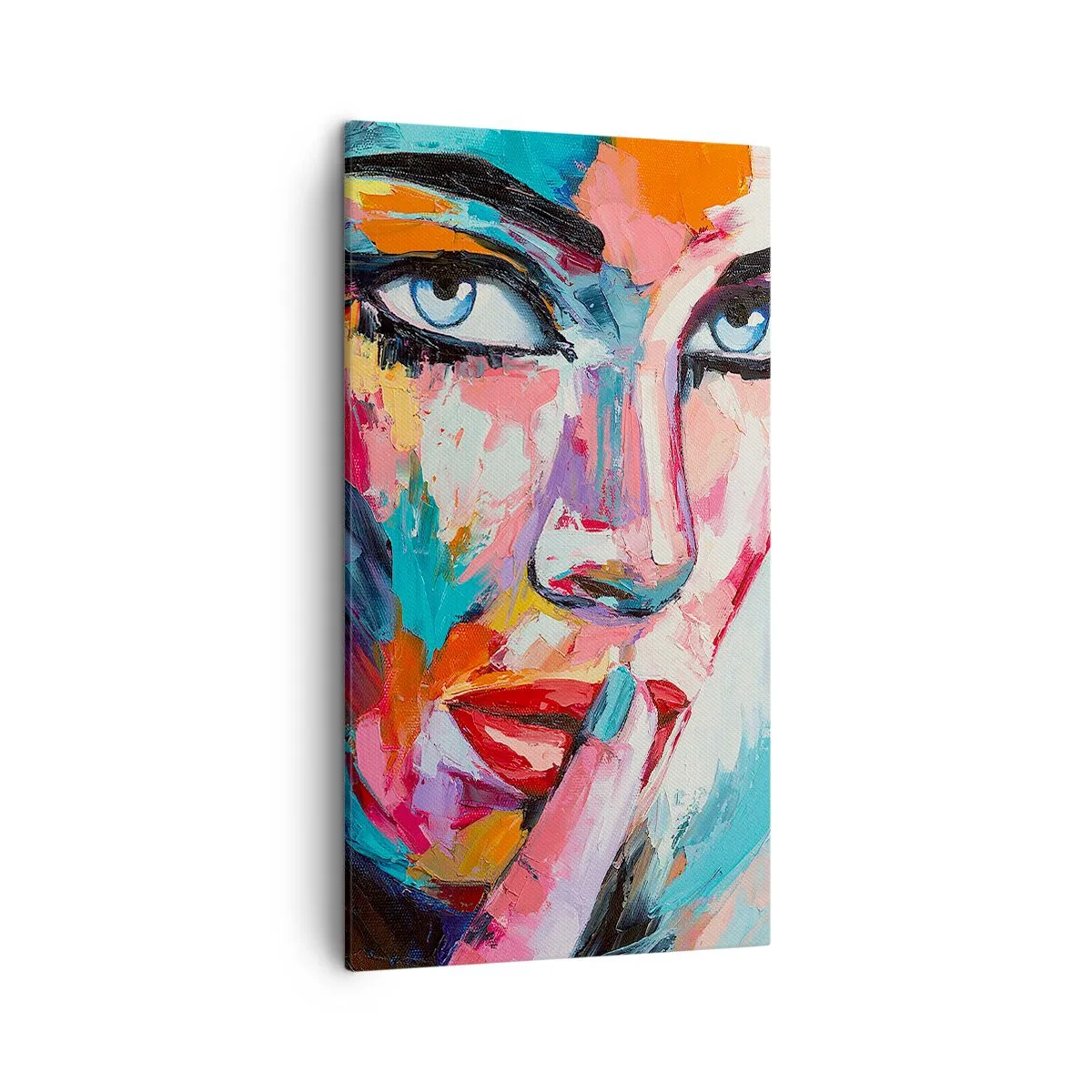 Quadro em tela - O nosso primeiro segredo - 45x80 cm