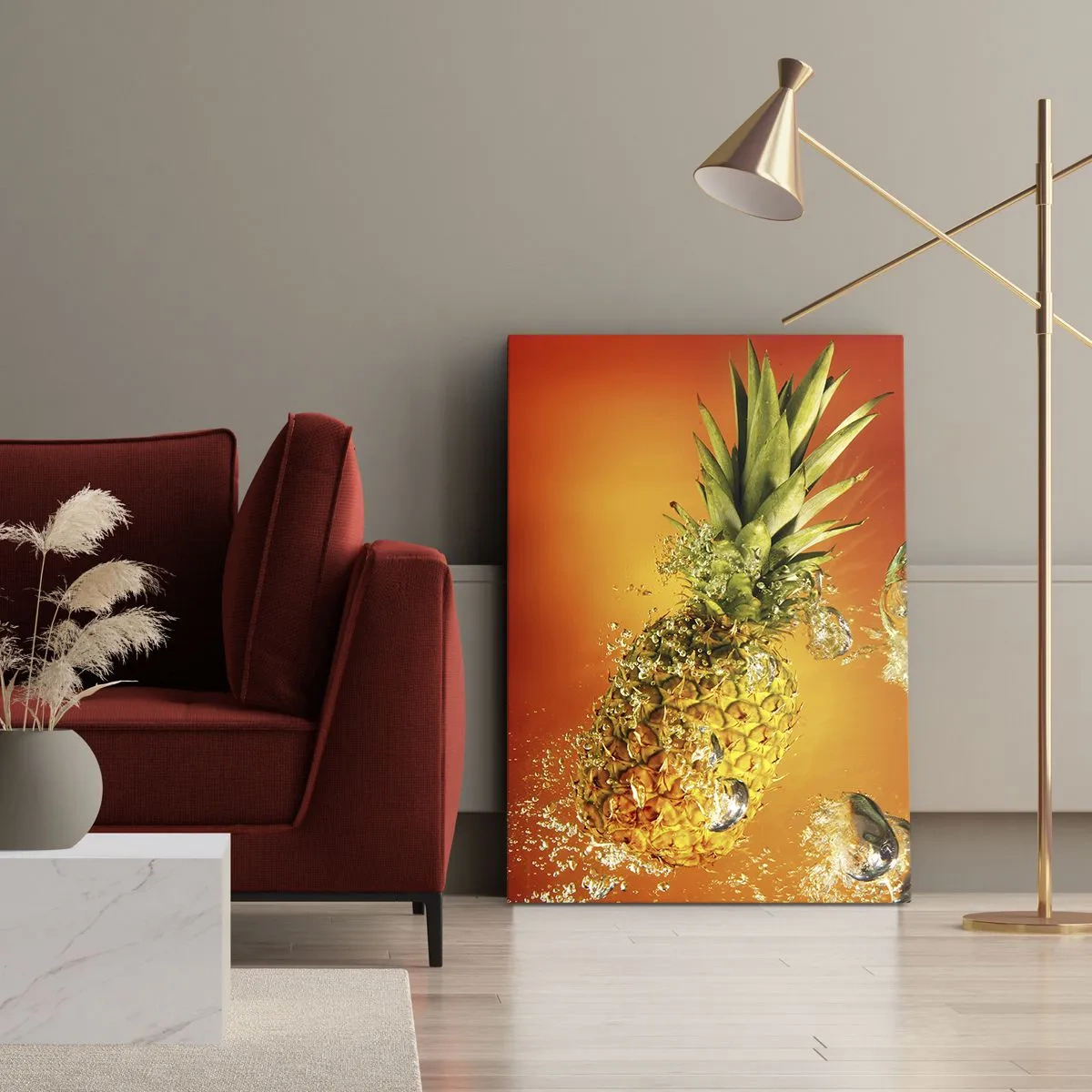 Quadro em tela - Frescor suculento tropical - 70x100 cm