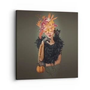 Quadro em tela - O feitiço da bruxa - 30x30 cm