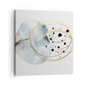 Quadro em tela - No abraço ao espaço - 60x60 cm