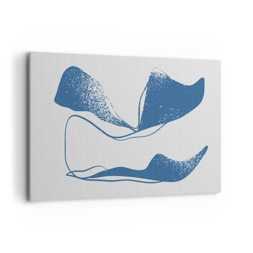 Quadro em tela - Abstração alada - 120x80 cm