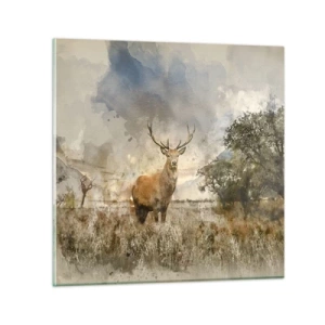 Quadro em vidro - Dignidade - força - dignidade - 60x60 cm