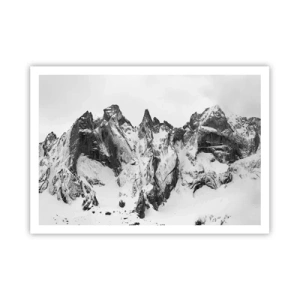 Pôster - O assustador cume de granito - 100x70 cm
