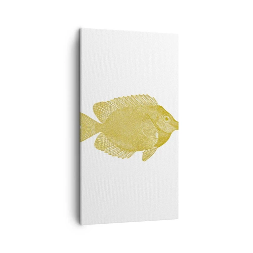 Quadro em tela - Peixe e pronto - 45x80 cm