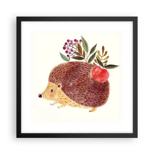 Pôster com moldura preta - Já gostas de mim - 40x40 cm