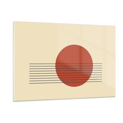 Quadro em vidro - Em círculo e mais além - 120x80 cm