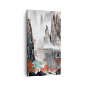 Quadro em tela - Poderosos guardiões  - 45x80 cm
