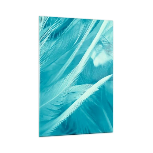 Quadro em vidro - Afogado em penugem - 80x120 cm