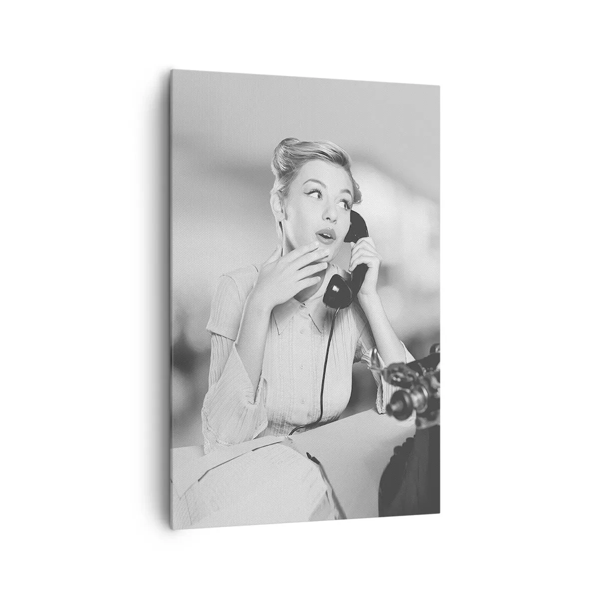 Quadro em tela - Olá, estes são os anos 50. - 80x120 cm