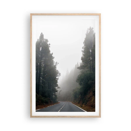 Pôster com moldura de carvalho claro - O conto da floresta mágica - 61x91 cm