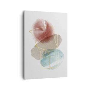 Quadro em tela - Corais espaciais - 50x70 cm