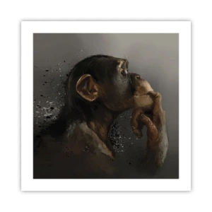 Pôster - Certamente um pensador - 50x50 cm