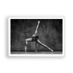 Pôster em moldura branca - O equilíbrio ideal - 100x70 cm