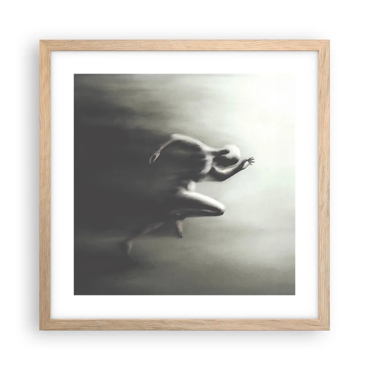 Pôster com moldura de carvalho claro - Irresistível - 40x40 cm